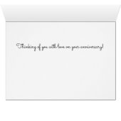 Het vieren van Uw Herfst Jubileum Kaart (Binenzijde Horizontaal (Onderkant))