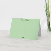 Het Vieren van Uw Opmerkelijke Prestaties Kaart (Achterkant)