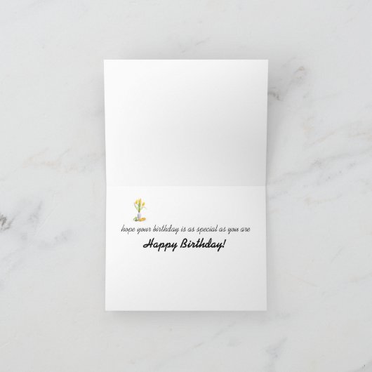 Het vieren van Uw Verjaardag en u Kaart (Binnen)