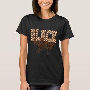 Het vieren van zwarte geschiedenis cultuur excelle t-shirt