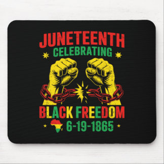 Het vieren van zwarte vrijheid 1865 Juneteenth Afr Muismat