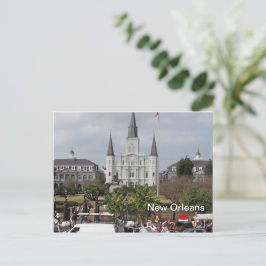 Het vierkant briefkaart (Staand voorkant)