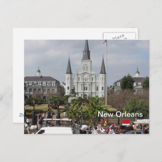 Het vierkant briefkaart (Voorkant / Achterkant)