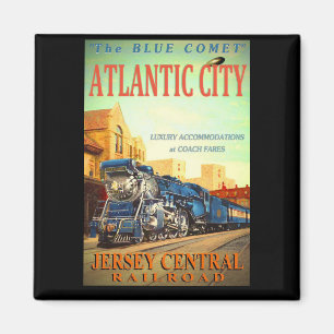 Het vierkant van de blauwe komeet Magnet