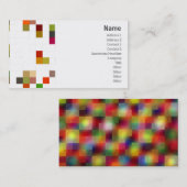 Het Vierkant van de kleur - Zaken Visitekaartje (Voorkant / Achterkant)