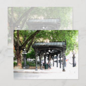 HET VIERKANT VAN DE PIONIER BRIEFKAART (Voorkant / Achterkant)