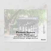 HET VIERKANT VAN DE PIONIER BRIEFKAART (Achterkant)