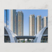 Het Vierkant van de Unie van de Post van Kowloon, Briefkaart (Voorkant)