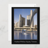 Het Vierkant van Phillips van Nathan, Kerstmis, de Feestdagenkaart (Voorkant / Achterkant)