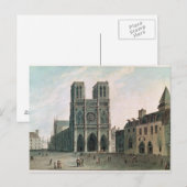 Het vierkant voor Notre-Dame Briefkaart (Voorkant / Achterkant)