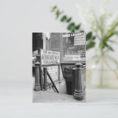 Het Vijf-cent restaurant, 1915 Briefkaart (Staand voorkant)