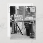 Het Vijf-cent restaurant, 1915 Briefkaart (Voorkant / Achterkant)