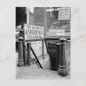 Het Vijf-cent restaurant, 1915 Briefkaart (Voorkant)