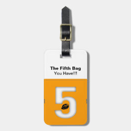 Het vijfde Bagagelabel van de zakdouane Monogram R