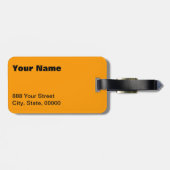 Het vijfde Bagagelabel van de zakdouane Monogram R (Achterkant horizontaal)