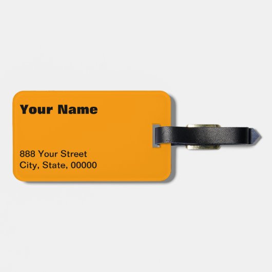 Het vijfde Bagagelabel van de zakdouane Monogram R (Achterkant horizontaal)