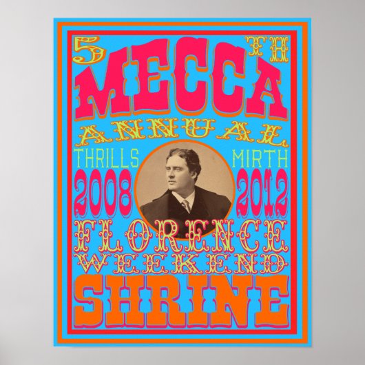 Het vijfde jaarlijkse weekeinde van de Mekka-krimp Poster (Voorkant)