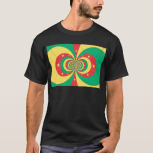 Het vijfpuntige sterontwerp van de République du C T-shirt