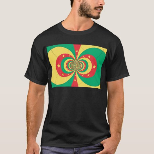 Het vijfpuntige sterontwerp van de République du C T-shirt (Voorkant)