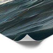 Het Viking Long schip Poster (Hoek)