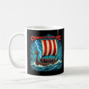 Het Vikingschip Nordic Warrior verovert of sterft Koffiemok