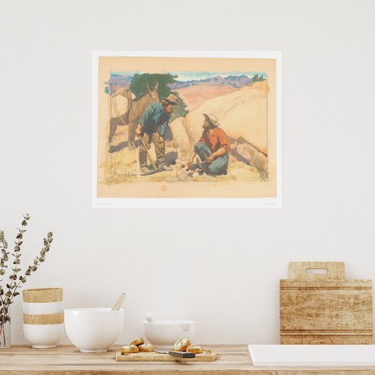 Het vinden (0514A) Poster (Keuken)