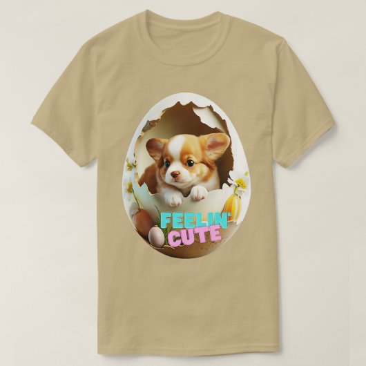 Het vinden van de hond binnen t-shirt (Design voorkant)