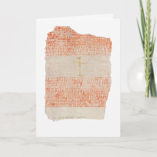 Het vinden van de ruimte tussen gedachten. kaart (Voorkant)