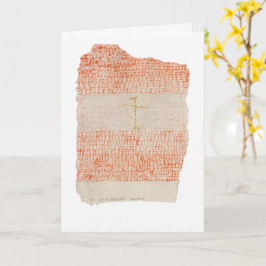 Het vinden van de ruimte tussen gedachten. kaart (Gele Bloem)