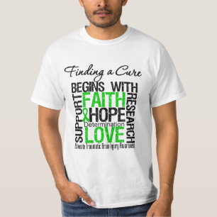 Het vinden van een Cure begint met Hoop TBI T-shirt