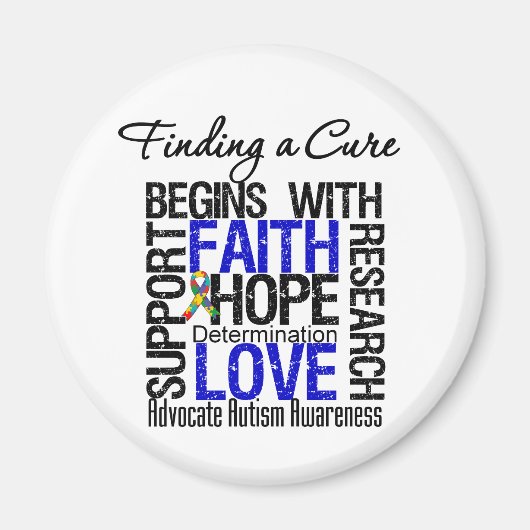 Het vinden van een kuur voor autisme magneet (Voorkant)