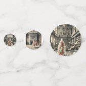 Het vinden van Flora - Gotisch Victoriaans Confetti (Achterkanten)