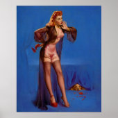 Het vinden van Leuke Puppy Pin Up Poster (Voorkant)