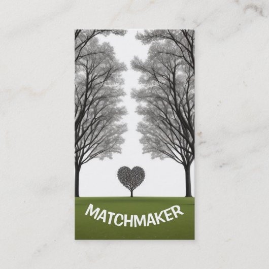 Het vinden van Liefde Matchmaker Visitekaartje (Voorkant)