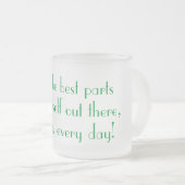 Het vinden van Lilacs - Bolly, elke dag Matglas Koffiemok (Voorkant rechts)