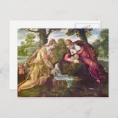 Het vinden van Mozes door Tintoretto Briefkaart (Voorkant / Achterkant)