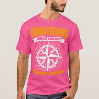 Het vinden van uw manier Oriënteer Kompas Wandelen T-shirt