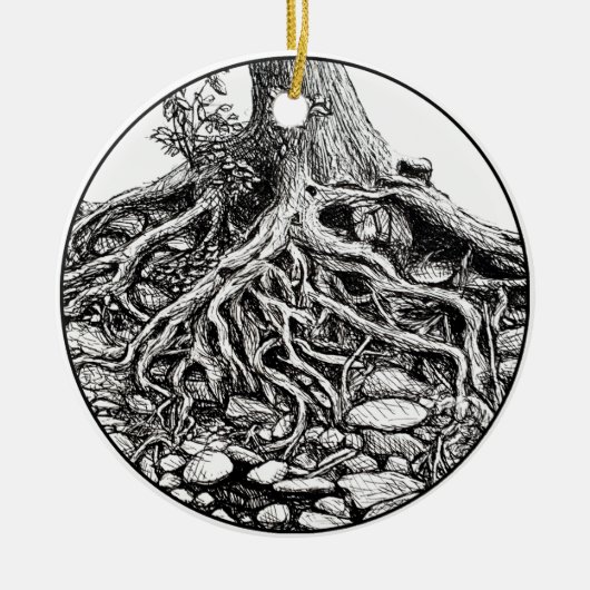 Het vinden van uw Roots Tree Ornament (Voorkant)