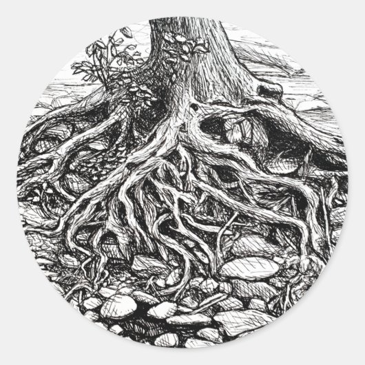 Het vinden van uw Roots Tree Sticker (Voorkant)