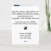 Het vinden van Uw Vleugels Kaart (Achterkant)