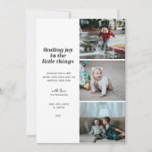 Het vinden van vreugde in de kleine dingen Meerder Feestdagenkaart (Voorkant)