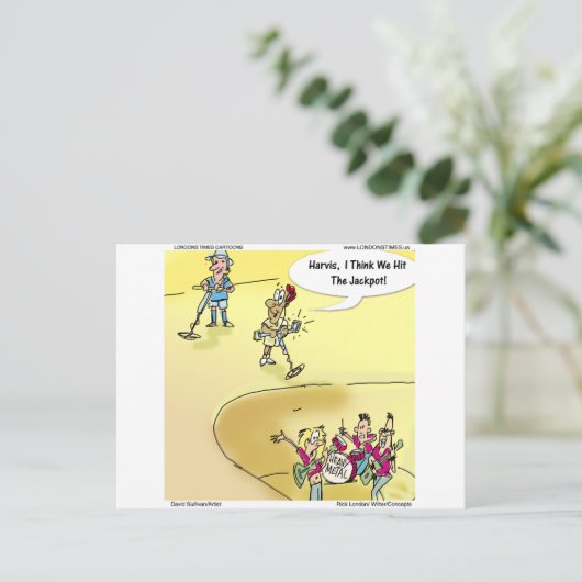 Het vinden van Zware Metalen Funny Gifts T - shirt Briefkaart (Staand voorkant)