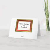 Het Vintage afbeelding van de replica, Kaart (Achterkant)