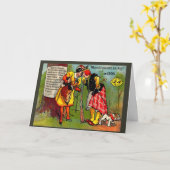 Het Vintage afbeelding van de replica, Kaart (Gele Bloem)