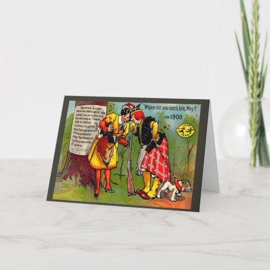 Het Vintage afbeelding van de replica, Kaart (Voorkant)