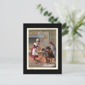 Het Vintage Afbeelding van de Spellingles Briefkaart (Staand voorkant)