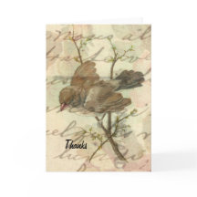 Het vintage Bedankt van de Mus