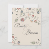 Het vintage Bloemen Scherpen Kaart (Voorkant)