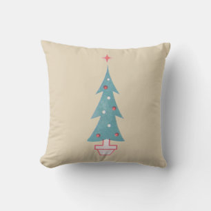 Het vintage Boerderij van de jaren '50Kerstboom Kussen