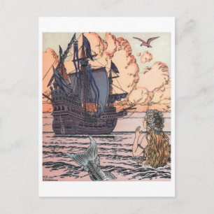 Het vintage Briefkaart van de Illustratie